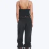 Rosabel Low-Rise-Bloomer mit lockerer Passform und Spitzenbesatz – Schwarz Rosabel Low-Rise-Bloomer mit lockerer Passform und Spitzenbesatz – Schwarz