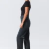 Rowe Super High Waisted Regular Straight Jeans – Angel Blue – Dunkelblau
