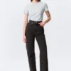 Rowe Super High Waisted Regular Straight Jeans – Echo Black – Schwarz Rowe Super High Waisted Regular Straight Jeans – Echo Black – Schwarz