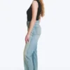Rowe Super High Waisted Regular Straight Jeans – Port Blue – Hellblau Rowe Super High Waisted Regular Straight Jeans – Port Blue – Hellblau