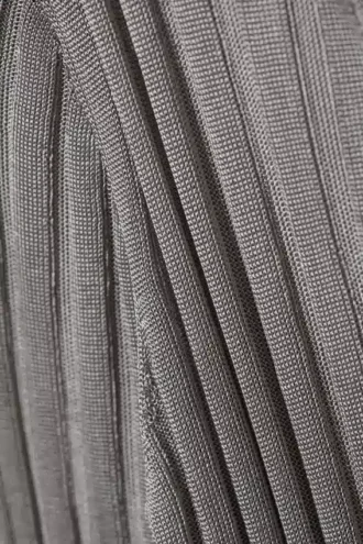 Ruby Strickjacke – Grau schimmernd