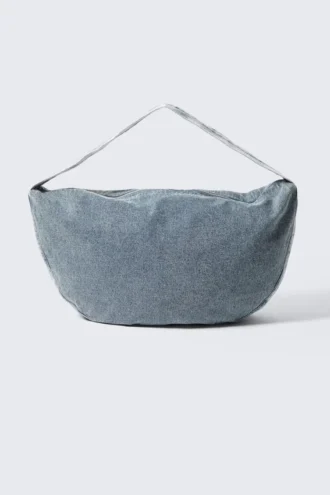 Samir Denim-Umhängetasche – Blau