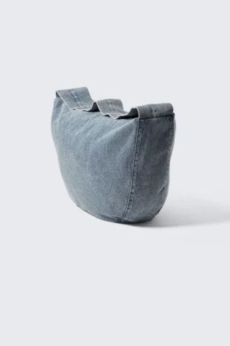 Samir Denim-Umhängetasche – Blau