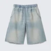 Saturn – Lose sitzende Denim-Shorts zum Hineinschlüpfen – Portblau – Hellblau Saturn – Lose sitzende Denim-Shorts zum Hineinschlüpfen – Portblau – Hellblau