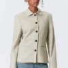 Schlanke Knopfjacke – Dusty Mole Schlanke Knopfjacke – Dusty Mole