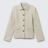 Schlanke Knopfjacke – Dusty Mole Schlanke Knopfjacke – Dusty Mole