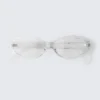 Schlanke ovale getönte Sonnenbrillen – Transparent Schlanke ovale getönte Sonnenbrillen – Transparent