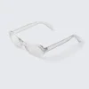 Schlanke ovale getönte Sonnenbrillen – Transparent Schlanke ovale getönte Sonnenbrillen – Transparent