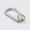 Schlüsselanhänger mit Clipverschluss – Silber/Gold Schlüsselanhänger mit Clipverschluss – Silber/Gold