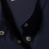 Schmal geschnittene, langärmelige Strickjacke mit Knopfleiste – Dunkelblau Schmal geschnittene, langärmelige Strickjacke mit Knopfleiste – Dunkelblau