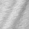 Schmal geschnittenes Baumwoll-Haltertop – Grau meliert Schmal geschnittenes Baumwoll-Haltertop – Grau meliert