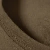Schmal geschnittenes Baumwoll-T-Shirt mit kurzen Ärmeln – Dark Mole Schmal geschnittenes Baumwoll-T-Shirt mit kurzen Ärmeln – Dark Mole