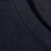 Schmal geschnittenes Langarm-Henley-Top – Dunkelblau Schmal geschnittenes Langarm-Henley-Top – Dunkelblau