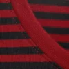 Schmal geschnittenes Langarmshirt aus Baumwolle – gestreift, dunkelrot Schmal geschnittenes Langarmshirt aus Baumwolle – gestreift, dunkelrot