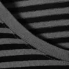 Schmal geschnittenes Langarmshirt aus Baumwolle – Schwarz-grau gestreift Schmal geschnittenes Langarmshirt aus Baumwolle – Schwarz-grau gestreift