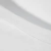 Schmal geschnittenes Langarmshirt aus Baumwolle – Weiß Schmal geschnittenes Langarmshirt aus Baumwolle – Weiß