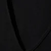 Schmal geschnittenes T-Shirt mit tiefem V-Ausschnitt – Schwarz Schmal geschnittenes T-Shirt mit tiefem V-Ausschnitt – Schwarz