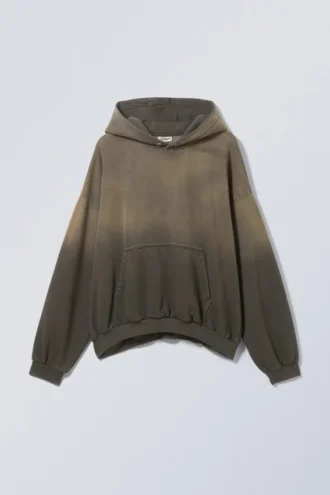Schwerer Kapuzenpullover – Dunkelgrau