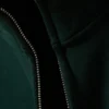 Schwerer Pullover mit Trichterkragen und Reißverschluss – Dunkelgrün Schwerer Pullover mit Trichterkragen und Reißverschluss – Dunkelgrün