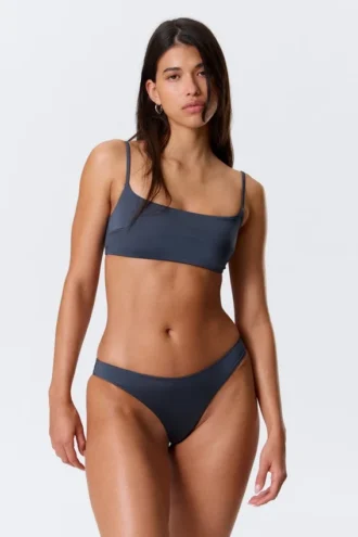 Scoop-Bikinihose – Dunkelblau
