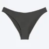 Scoop-Bikinihose – Dunkelgrau – Schimmernd Scoop-Bikinihose – Dunkelgrau – Schimmernd