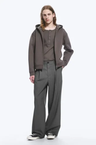Scuba-Kapuzenpullover mit Reißverschluss – Dark Mole