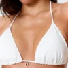 Shell Triangel-Bikini-Oberteil – Weiß Shell Triangel-Bikini-Oberteil – Weiß