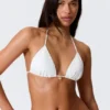 Shell Triangel-Bikini-Oberteil – Weiß Shell Triangel-Bikini-Oberteil – Weiß