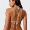 Shell Triangel-Bikini-Oberteil – Weiß Shell Triangel-Bikini-Oberteil – Weiß