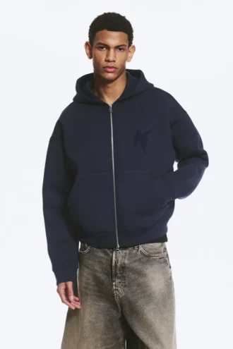 Simon Kapuzenpullover mit Print – Dunkelblau – Tristar Simon Kapuzenpullover mit Print – Dunkelblau – Tristar