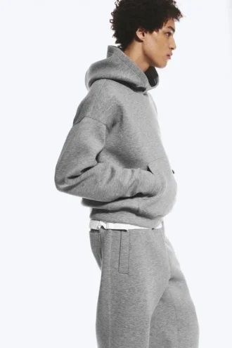 Simon Scuba Kapuzenpullover – Grey Melange