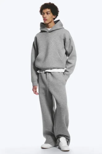 Simon Scuba Kapuzenpullover – Grey Melange