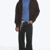 Simon Scuba Zip Kapuzenpullover – Dunkelbraun Simon Scuba Zip Kapuzenpullover – Dunkelbraun
