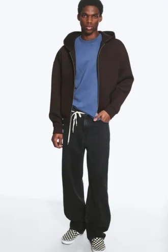 Simon Scuba Zip Kapuzenpullover – Dunkelbraun Simon Scuba Zip Kapuzenpullover – Dunkelbraun