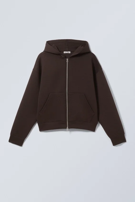 Simon Scuba Zip Kapuzenpullover – Dunkelbraun Simon Scuba Zip Kapuzenpullover – Dunkelbraun