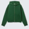 Simon Scuba Zip Kapuzenpullover – Dunkelgrün Simon Scuba Zip Kapuzenpullover – Dunkelgrün