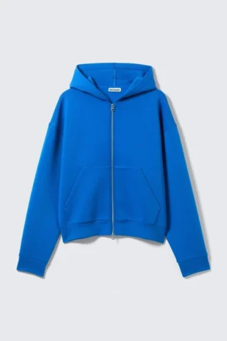 Simon Scuba Zip Kapuzenpullover – Hellblau
