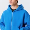 Simon Scuba Zip Kapuzenpullover – Hellblau Simon Scuba Zip Kapuzenpullover – Hellblau