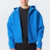 Simon Scuba Zip Kapuzenpullover – Hellblau Simon Scuba Zip Kapuzenpullover – Hellblau