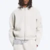 Simon Scuba Zip Kapuzenpullover – Light Dusty Mole Simon Scuba Zip Kapuzenpullover – Light Dusty Mole