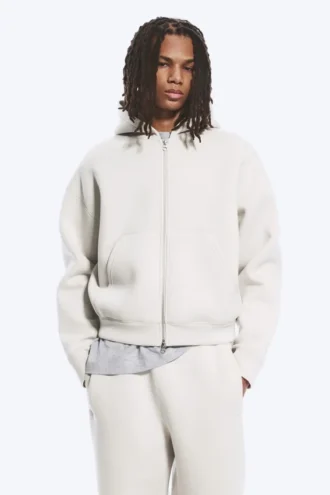 Simon Scuba Zip Kapuzenpullover – Light Dusty Mole