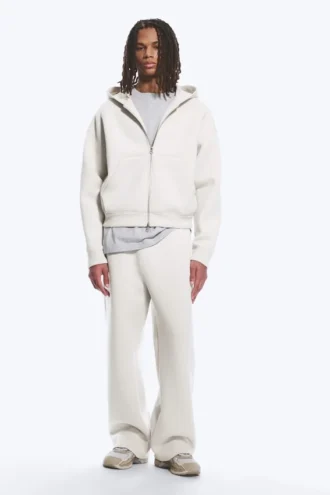 Simon Scuba Zip Kapuzenpullover – Light Dusty Mole