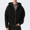 Simon Scuba Zip-Kapuzenpullover – Schwarz Simon Scuba Zip-Kapuzenpullover – Schwarz