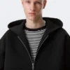 Simon Scuba Zip-Kapuzenpullover – Schwarz Simon Scuba Zip-Kapuzenpullover – Schwarz