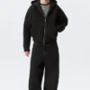 Simon Scuba Zip-Kapuzenpullover – Schwarz Simon Scuba Zip-Kapuzenpullover – Schwarz