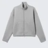 Simon Scuba Zip Sweatshirt – Grau meliert Simon Scuba Zip Sweatshirt – Grau meliert