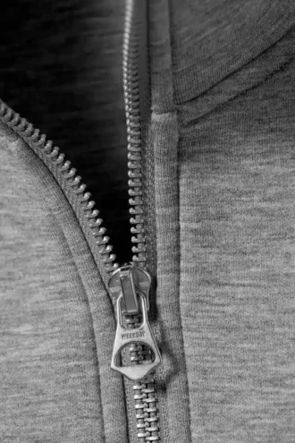 Simon Scuba Zip Sweatshirt – Grau meliert