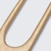 Skulpturale Metall-Pin – Warmgold Skulpturale Metall-Pin – Warmgold