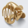 Skulpturale Mini-Haarklammer – Warm Gold Skulpturale Mini-Haarklammer – Warm Gold