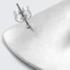 Skulpturale Ohrringe – Silber Skulpturale Ohrringe – Silber